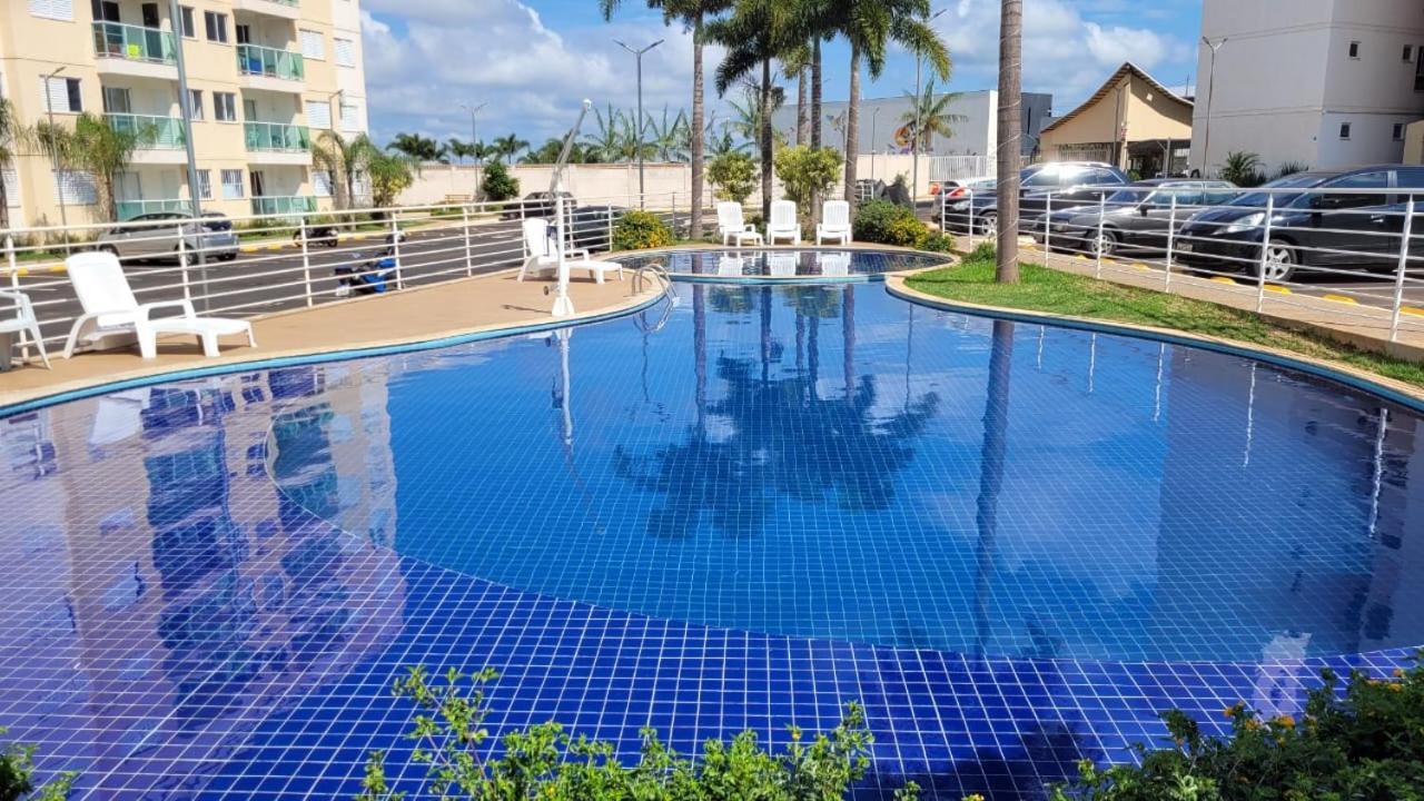 Apartamento Proximo Ao Parque E Aeroporto - Com Academia E Piscina Apartman Uberlândia Kültér fotó